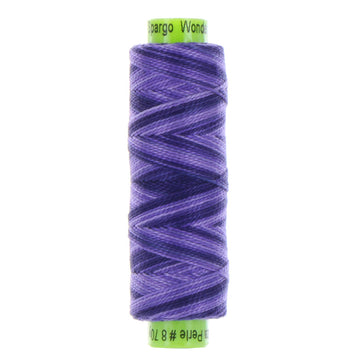 ELEGANZA: 8wt Cotton 70yds-Variegated Lavender Fields 35