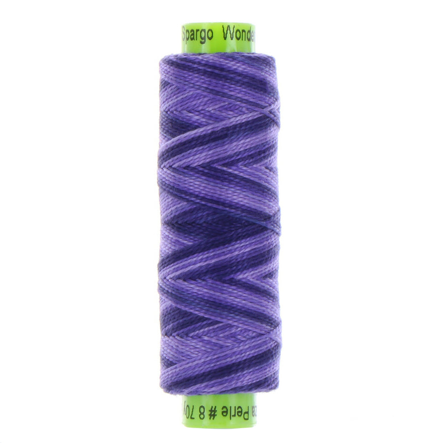 ELEGANZA: 8wt Cotton 70yds-Variegated Lavender Fields 35
