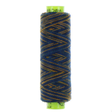 ELEGANZA: 8wt Cotton 70yds-Variegated In The Navy 38