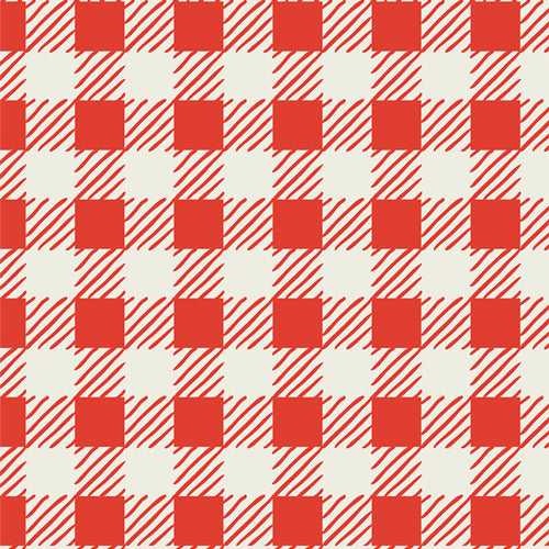 CHRISTMAS IN THE CABIN: Checkered Charm in Flannel (1/4 Yard)