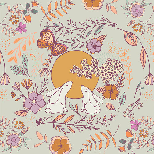 CRAFTING MAGIC: Moon Stories Five-Flannel (1/4 Yard)