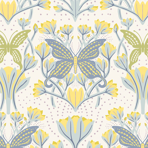 FRESH LINEN: Butterfly Reflection Dawn (1/4 Yard)