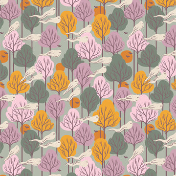 GHOSTLY & HAUNTED: Phantom Forest Fog (1/4 Yard)