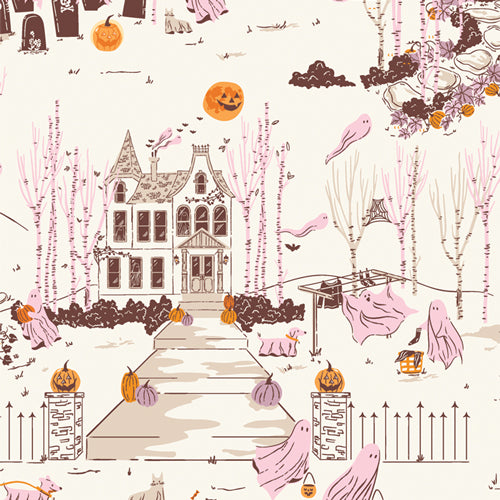 GHOSTLY & HAUNTED: Ghost Town (1/4 Yard)