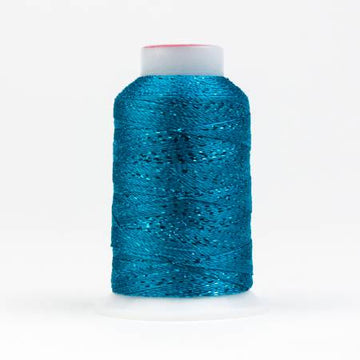 GLAMORE: 12wt Rayon Metallic 300yds-Blue Danube 3132