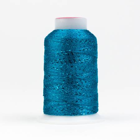 GLAMORE: 12wt Rayon Metallic 300yds-Blue Danube 3132