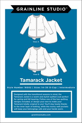Grainline Studio: Tamarack Jacket (sizes 14–30)
