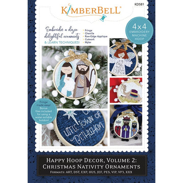 Kimberbell: Happy Hoop Decor, v2: Christmas Nativity Ornaments