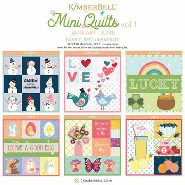 Kimberbell: Mini Quilts, v1: January-June