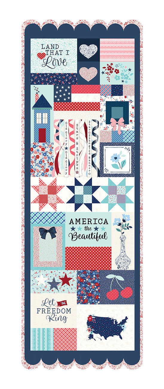 Kimberbell: Star-Spangled Beauty Latter Quilt Kit