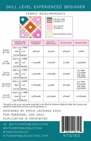 Kitchen Table Quilting: The Lydia