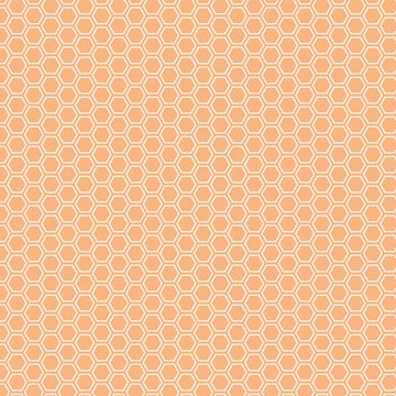 Kimberbell Basics: Honeycomb-Orange (1/4 Yard)