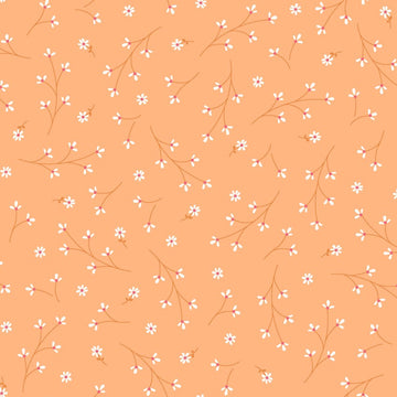 Kimberbell Basics: Pretty Petals-Orange (1/4 Yard)