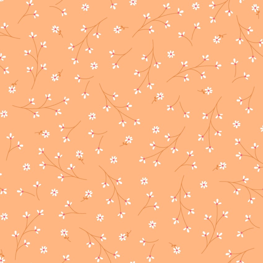 Kimberbell Basics: Pretty Petals-Orange (1/4 Yard)