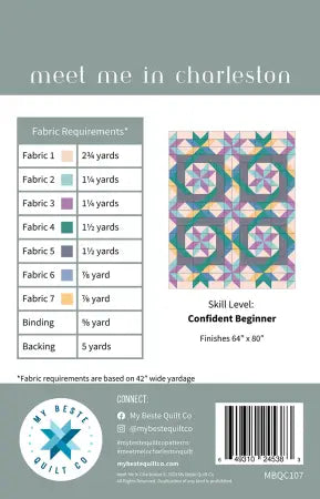 MY BESTE QUILT CO: Meet me in Charleston Quilt