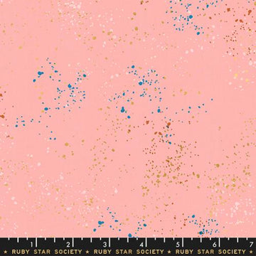 SPECKLED: Metallic Candy Pink (1/4 Yard)