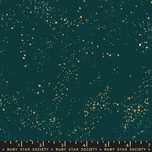 Ruby Star Society SPECKLED: Metallic Pine (1/4 Yard)