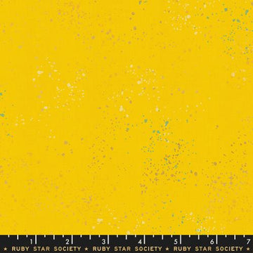 Ruby Star Society SPECKLED: Metallic Sunshine (1/4 Yard)