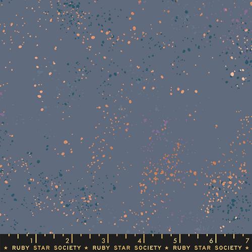 Ruby Star Society SPECKLED: Metallic Blue Slate (1/4 Yard)