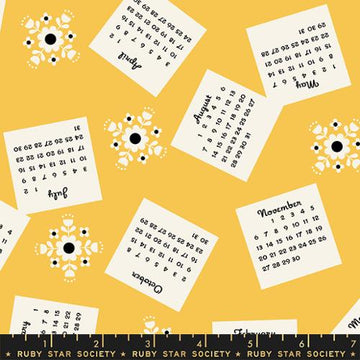 Ruby Star Society TOMATO TOMAHTO: Calendar-Bananas (1/4 Yard)