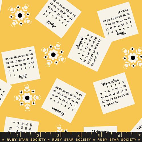 Ruby Star Society TOMATO TOMAHTO: Calendar-Bananas (1/4 Yard)