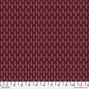 AUTUMN FRIENDS: Autumn Twigs-Garnet (1/4 Yard)