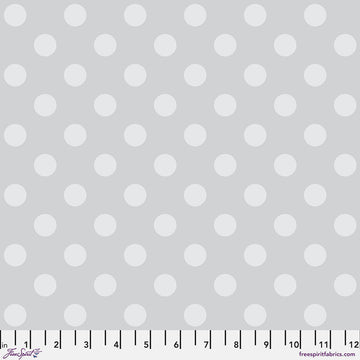 Tula Pink TRUE COLORS GRAYWORK: Pom Pom-Fog (1/4 Yard)