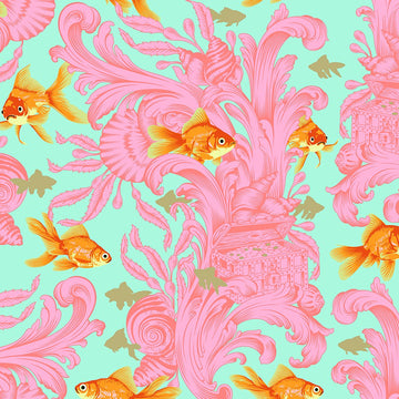 Tula Pink Besties: Treading Water-Blossom (1/4 Yard)