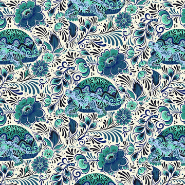 Tula Pink BESTIES: No Rush-Bluebell (1/4 Yard)
