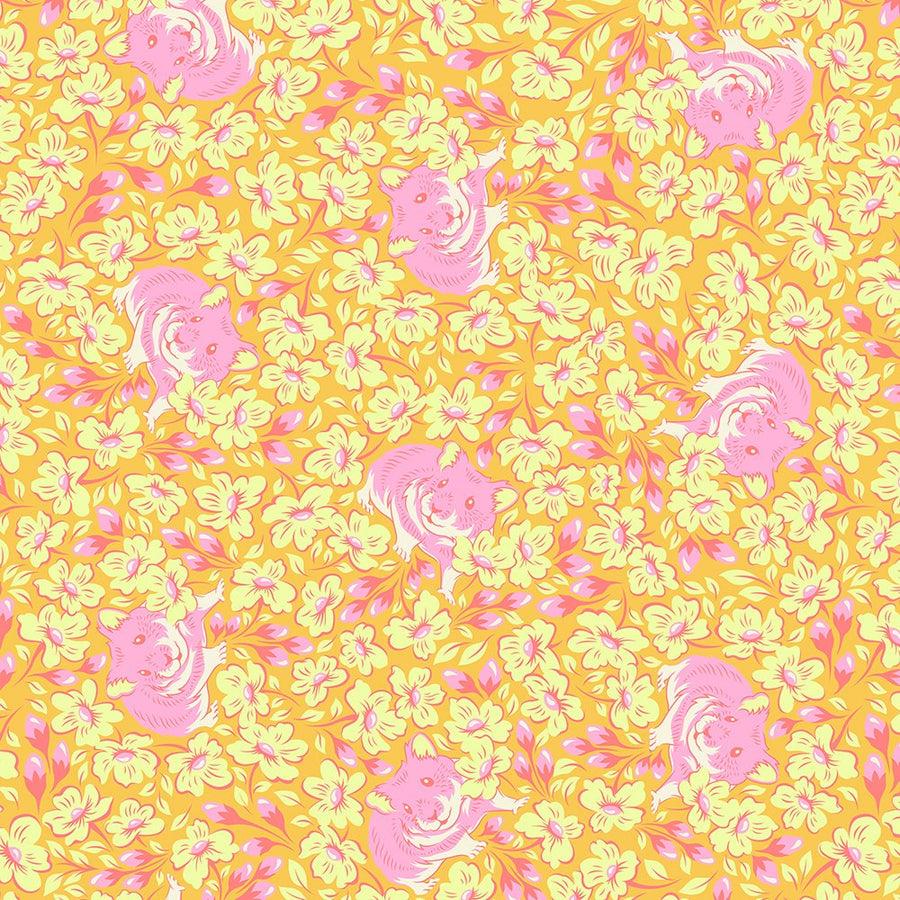 Tula Pink BESTIES: Chubby Cheeks-Buttercup (1/4 Yard)
