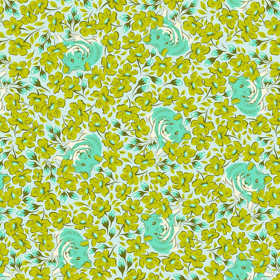 Tula Pink BESTIES: Chubby Cheeks-Clover (1/4 Yard)