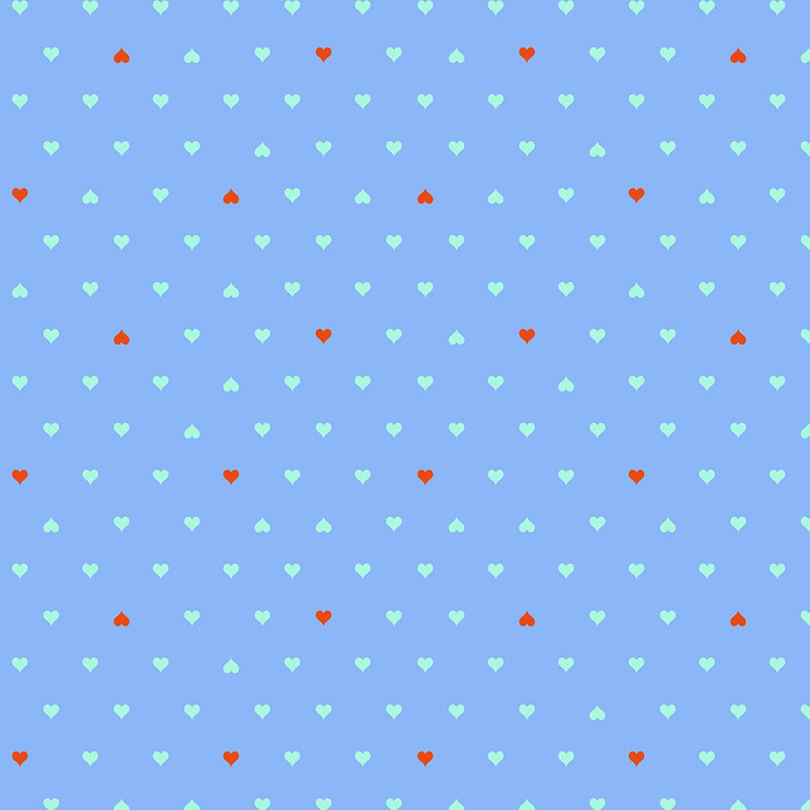 Tula Pink BESTIES: Unconditional Love-Bluebell (1/4 Yard)