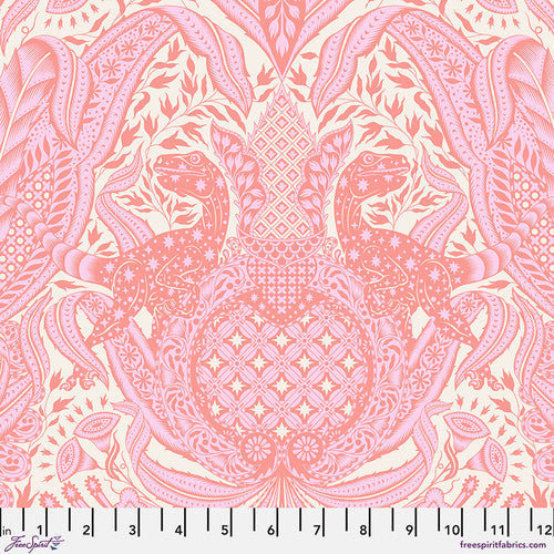 Tula Pink Roar!: Gift Rapt- Blush (1/4 Yard)