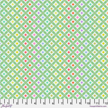 Tula Pink Roar!: Stargazer- Mint (1/4 Yard)