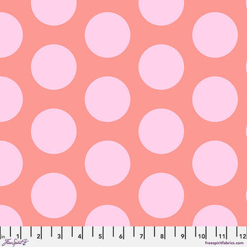 Tula Pink Roar!: Dinosaur Eggs- Blush (1/4 Yard)