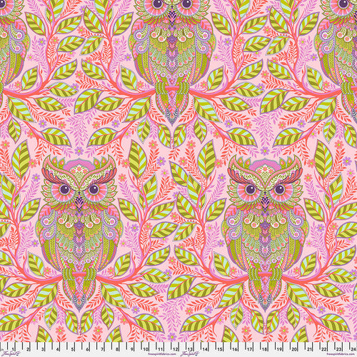 Tula Pink FULL MOON FOREST II: Hootie Patootie-Honey (1/4 Yard)