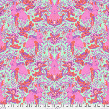 Tula Pink FULL MOON FOREST II: Hoppy Go Lucky-Blossom (1/4 Yard)
