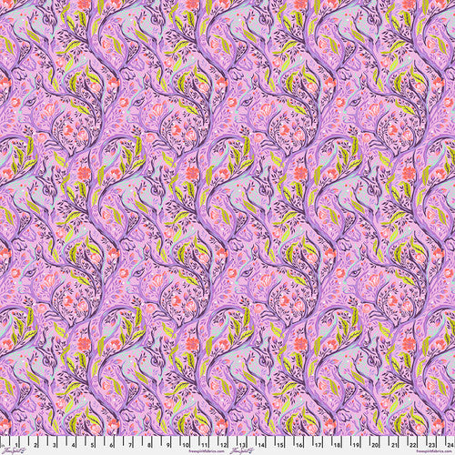 Tula Pink FULL MOON FOREST II: Branch Manager-Blossom (1/4 Yard)
