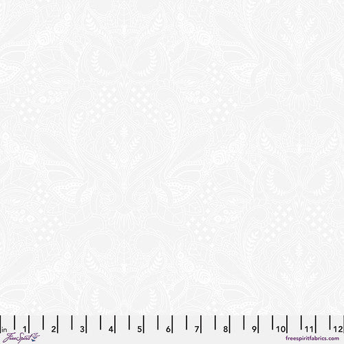Tula Pink TRUE COLORS: Ghost Owls-Paper (1/4 Yard)
