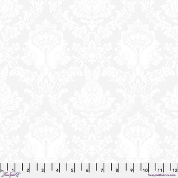 Tula Pink TRUE COLORS: Ghost Bunny-Paper (1/4 Yard)