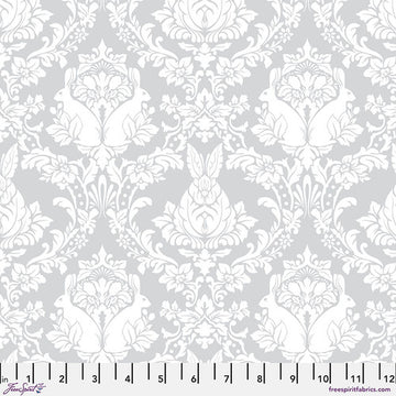 Tula Pink TRUE COLORS: Ghost Bunny-Whisper (1/4 Yard)