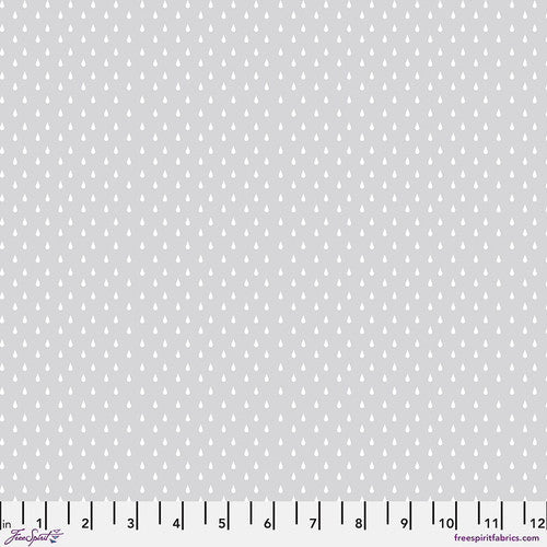 Tula Pink TRUE COLORS: Ghost Droplettes-Whisper (1/4 Yard)