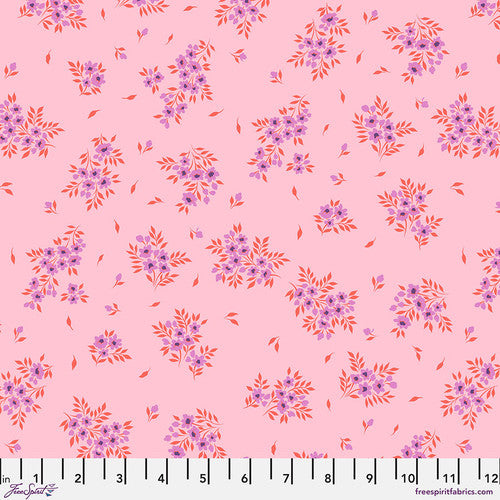 Tula Pink TRUE COLORS: What a Ditz-Pinklemonade (1/4 Yard)