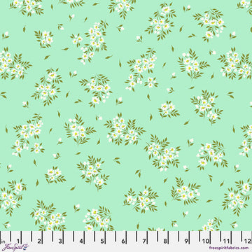 Tula Pink TRUE COLORS: What a Ditz-Spearmint (1/4 Yard)