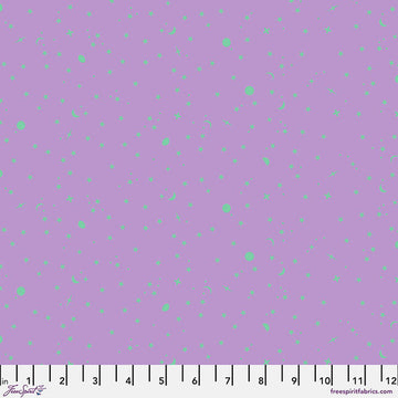 Tula Pink TRUE COLORS: Space Sprinkles-Frozen Berry (1/4 Yard)