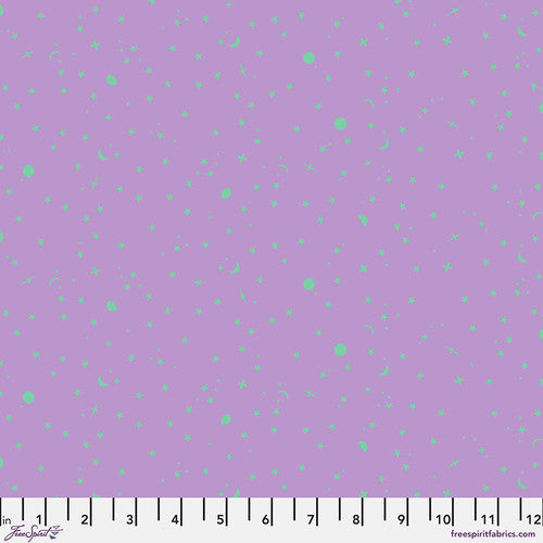 Tula Pink TRUE COLORS: Space Sprinkles-Frozen Berry (1/4 Yard)