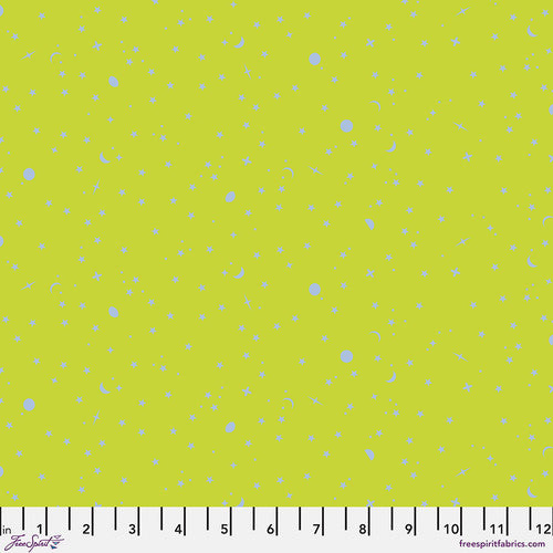 Tula Pink TRUE COLORS: Space Sprinkles-Lightning Bug (1/4 Yard)