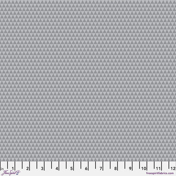 Tula Pink TRUE COLORS GRAYWORK: Kinda Shady-Fog (1/4 Yard)