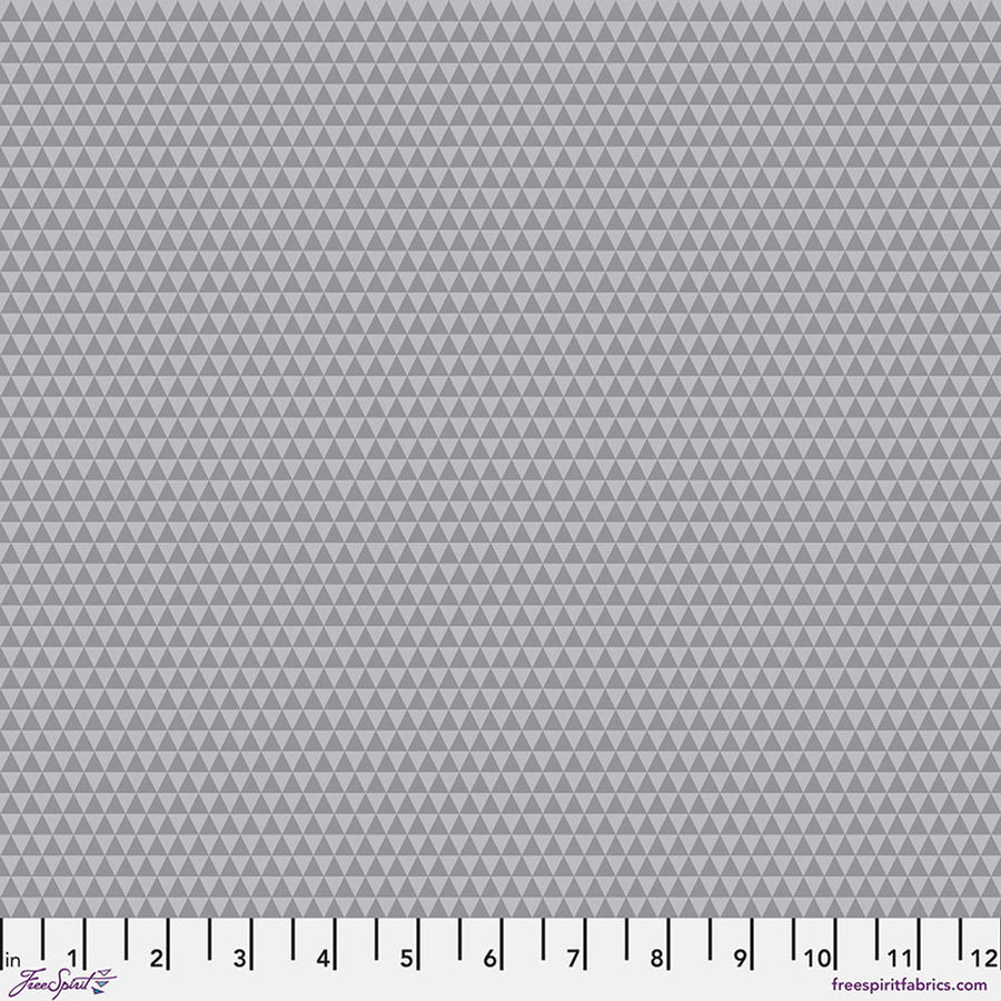 Tula Pink TRUE COLORS GRAYWORK: Kinda Shady-Fog (1/4 Yard)