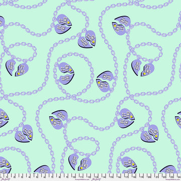 Tula Pink BESTIES: Big Charmer 108-Bluebell (1/4 Yard)